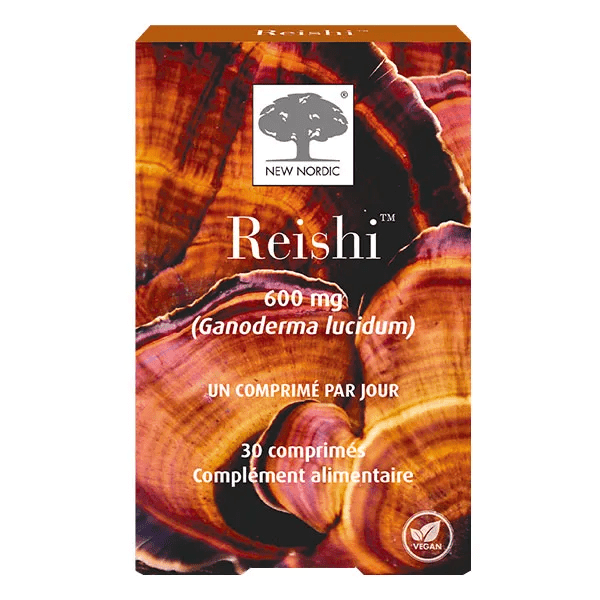 Reishi Mono Champignon Immunité, Vitalité, Cholestérol 30 comprimés 3