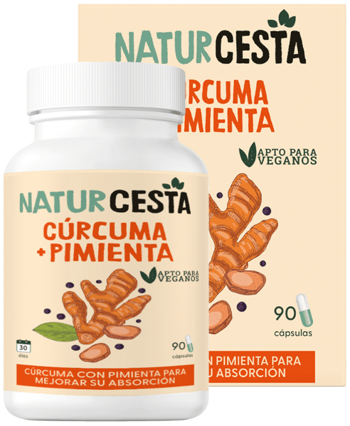 Naturcesta Cúrrcuma + Pimienta 440 Mg 90 Cápsulas