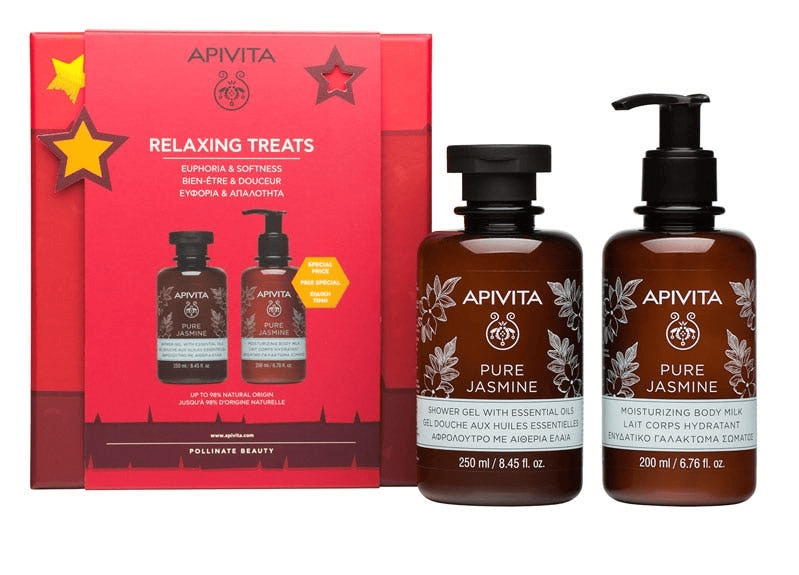 Apivita Pure Jasmine Gel Baño 250 ml + Leche Hidratante 200 ml