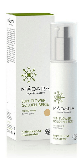 Mádara Crema Día Con Color Sun Flower Tono Golden Beige 50 ml