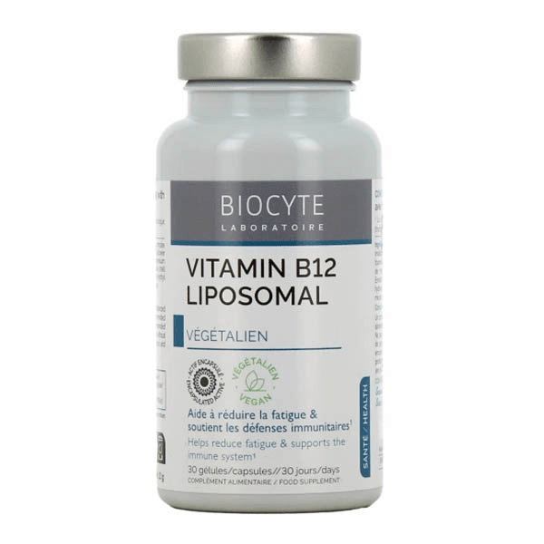 Vitamine B12 Liposomal 500 µg Fatigue, Système Immunitaire 30 Gélules