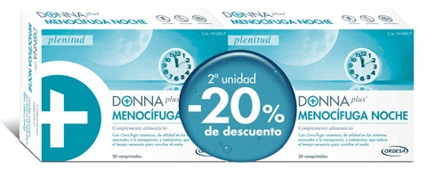 Donna Plus Menocífuga Noche 2x30 comprimidos