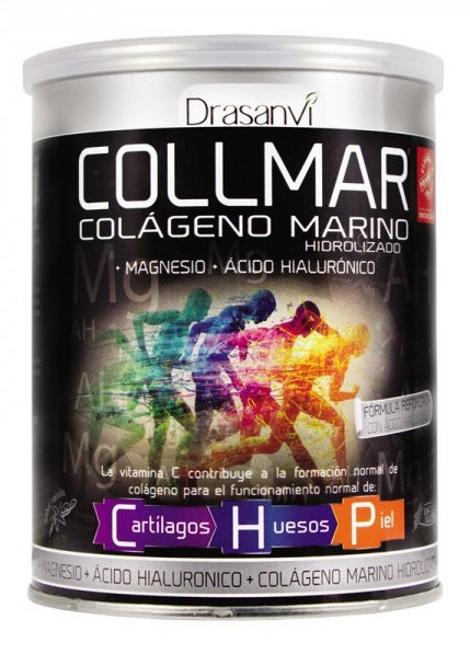 Collmar Colágeno Marino + Magnesio + Ac. Hialurónico Vainilla  300g