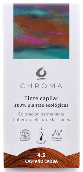 Chroma Tinte Capilar Natural Castaño Caoba 4.5 500 Gr