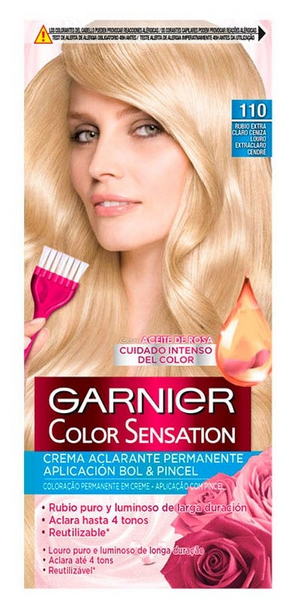Garnier Color Sensation Tinte Tono 110 Rubio Extra Claro Ceniza