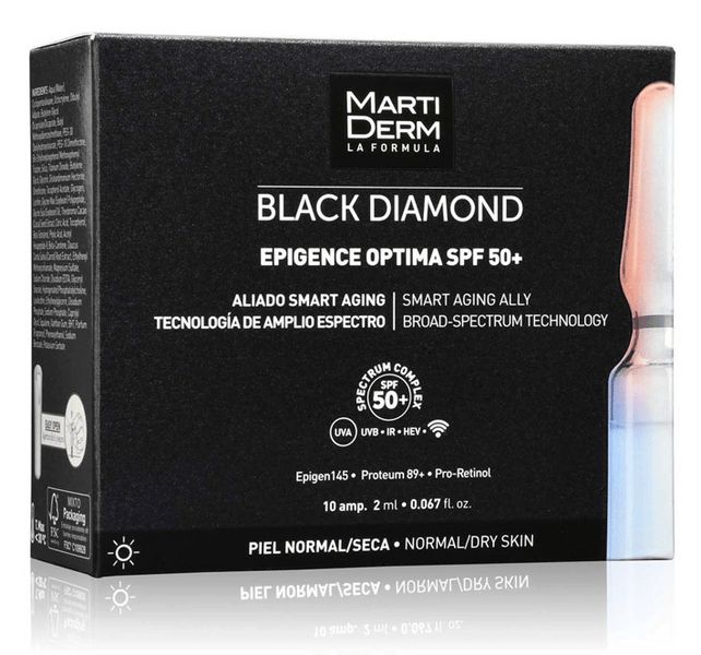 Martiderm Black Diamond Epigence Optima Ampollas Para Piel Normal-Seca Spf50+ 10 X 2 Ml - Imagen 6