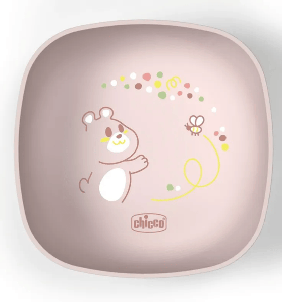 Chicco Bowl con Tapa Rosa +6m