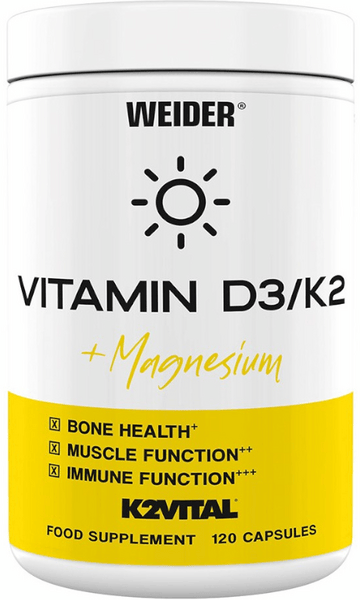 Weider Vitamina D3 Y K2 120 Cápsulas - Imagen 3