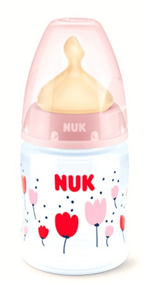 Nuk Biberón First Choice+ 150 ml Tetina Látex 0-6m Rosa