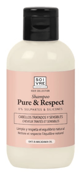 Soivre Cosmetics Soivre Champú Pure & Respect 100 Ml - Imagen 2
