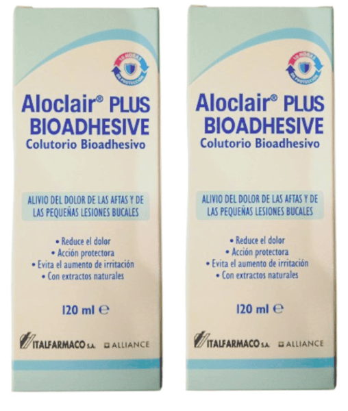 Aloclair Plus Bioadhesive Colutorio Bioadhesivo 2x120 ml