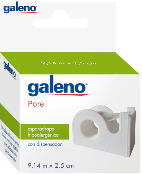 Galeno Pore Esparadrapo Con Dispensador 9,2m X 2,5cm