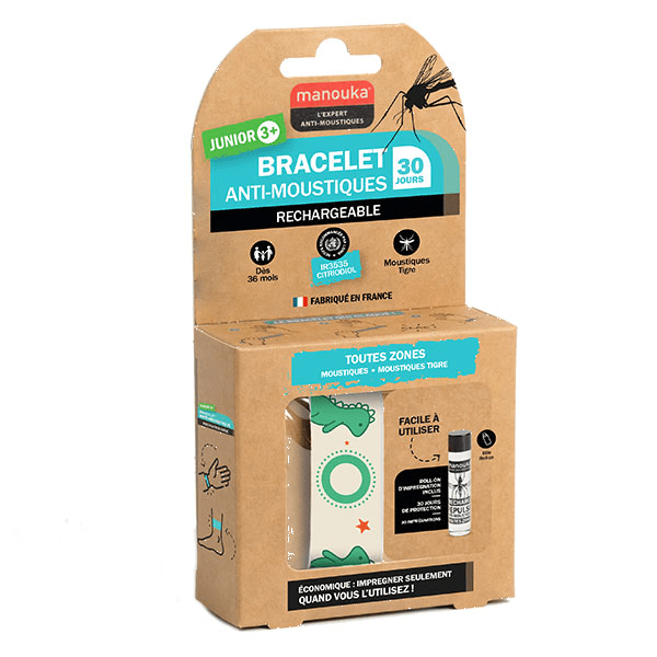 Bracelet Anti-moustiques Junior 3+ Motif Dinosaure 3