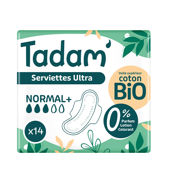 Hygiène Féminine Serviette Dermo-Sensitive Ultra Normal 14 unités