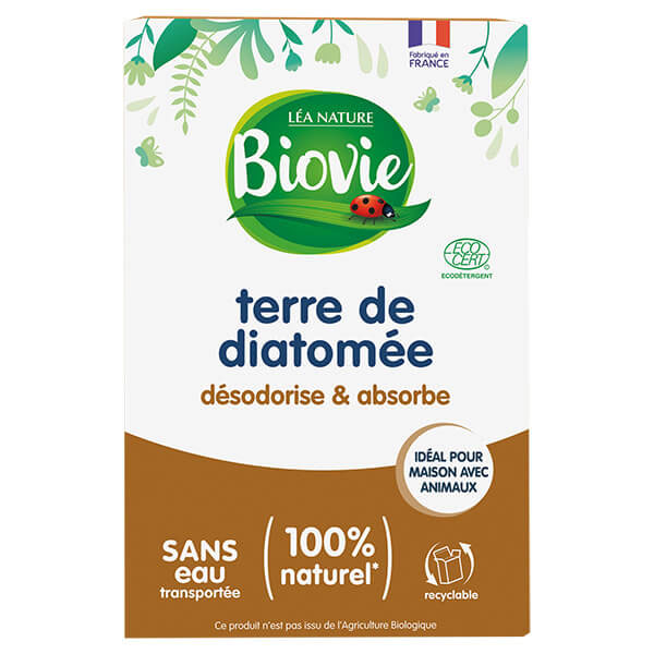 Terre de diatomée, désodorise et absorbe 250g