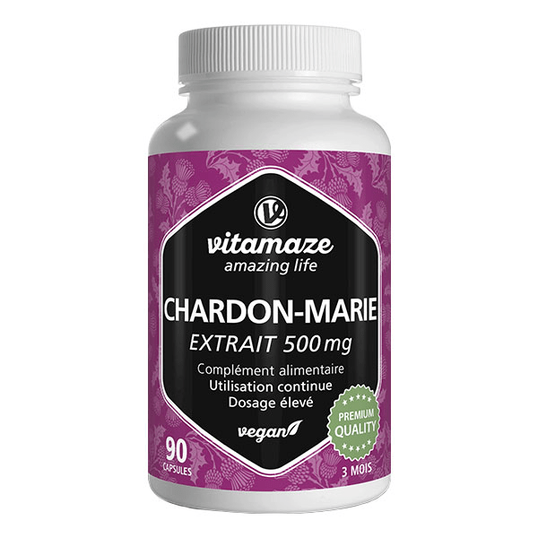 Extrait de Chardon-Marie 500mg 90 capsules 2