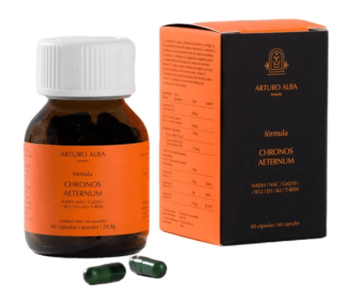 Arturo Alba Fórmula Chronos Aeternum 60 Cápsulas