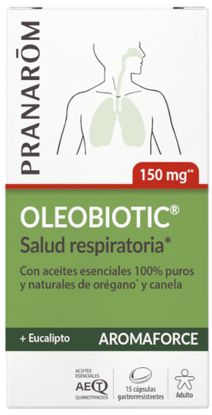 Pranarom Oleobiotic 15 Cápsulas
