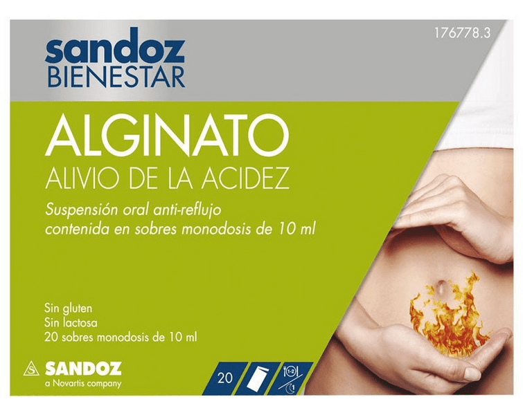 Sandoz Bienestar Alginato 20 Sobres