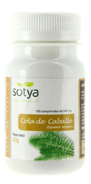 Sotya Cola De Caballo 500 Mg 100 Comprimidos