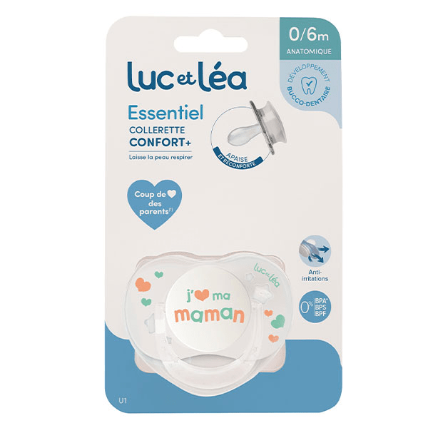 Sucette essentiel j'aime Maman  0-6M 2