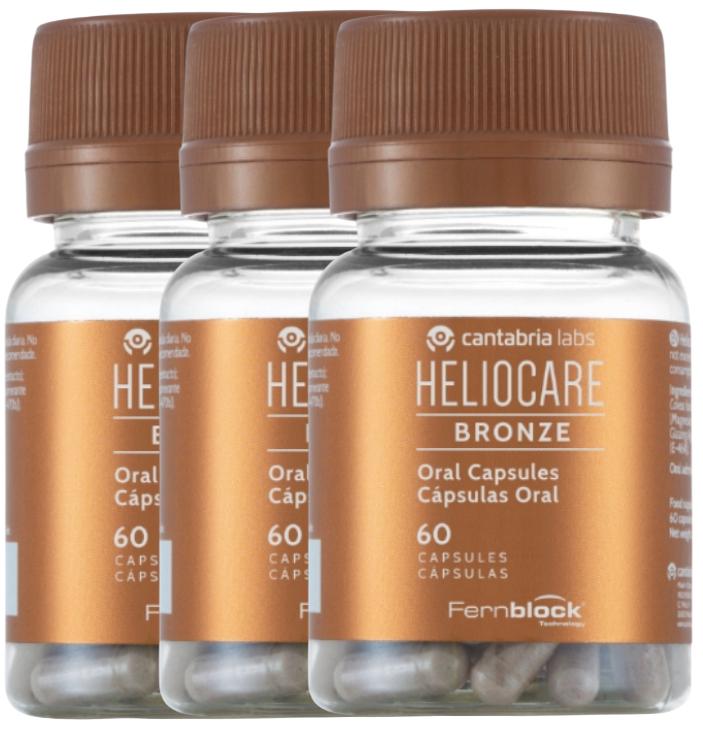 Imagen de Heliocare Bronze: 3x60 Cápsulas para Salud Solar ☀️ en OfertitasTOP