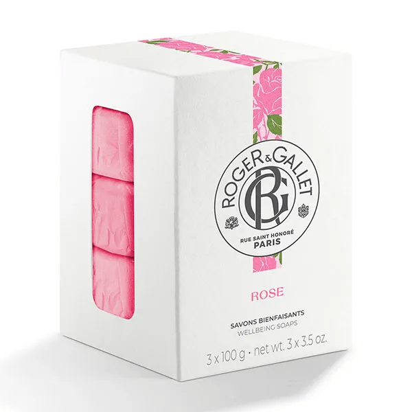 Roger & Gallet Rose Coffret Savon Bienfaisant 3 x 100g 3