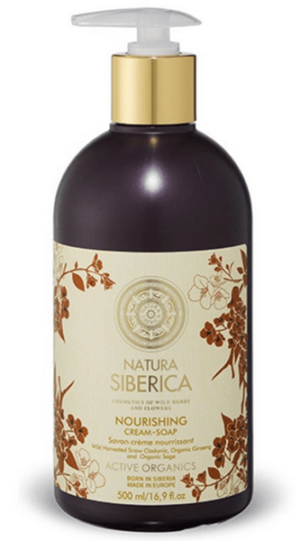Natura Siberica Jabón Cremoso de Manos Nutritivo 500 ml