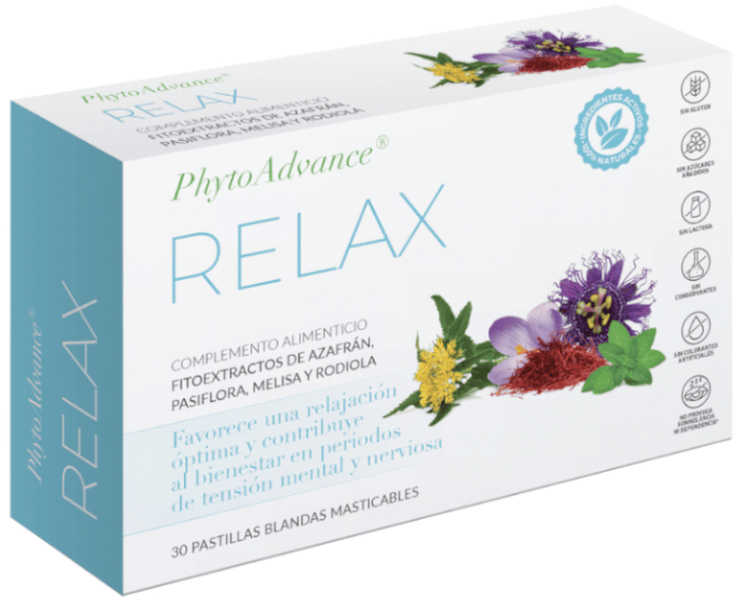 PhytoAdvance Relax 30 Pastillas Blandas Masticables