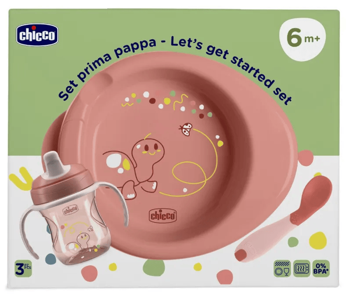 Chicco Set de Alimentación Rosa +6m