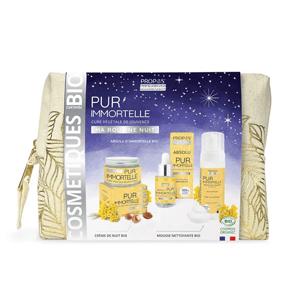 Trousse Pur'Immortelle Nuit 3 soins anti-âge Bio