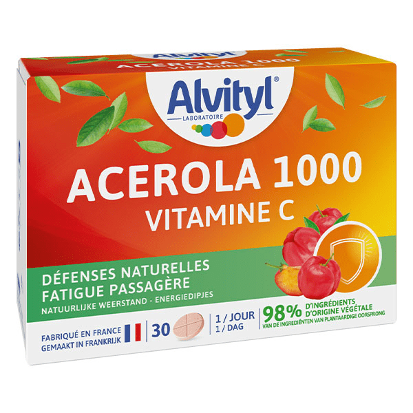 Acerola 1000 à croquer Vitamine C dès 12 ans 30 comprimés 4