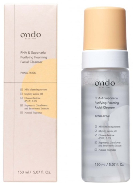 Ondo Beauty PHA & Saponaria Purifying Foaming Cleanser 150 Ml