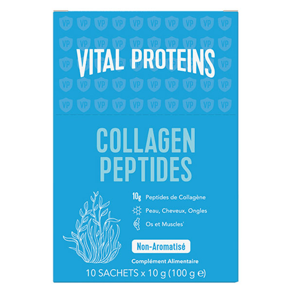 Collagen Peptides Collagène Bovin en Poudre 10 sticks de 10g 2