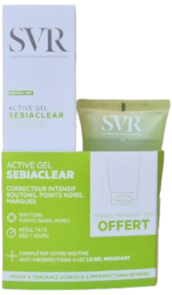SVR Sebiaclear Active Gel 40 ml + Gel Moussant 50 ml