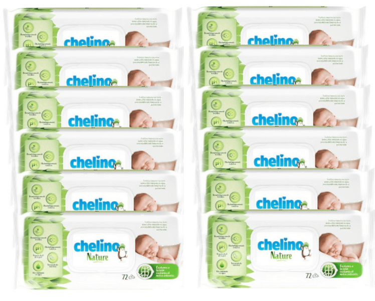Chelino Nature Toallitas Infantiles 12x72 uds