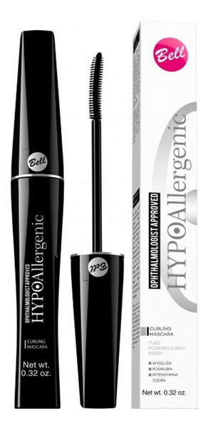Bell Máscara Pestañas Hipoalergénica Curling HYPO Negra 9 gr