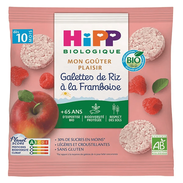 Galettes de Riz à la Framboise dès 10 mois 30g 3