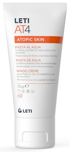 LetiAT4 Pasta Al Agua Crema Pañal Piel Atópica 75gr