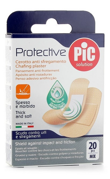 Pic Solution Protective Aposíto Antibacteriano Surtido 20uds