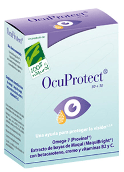 100% Natural Ocuprotect 30 Perlas+30 Cápsulas Vegetales