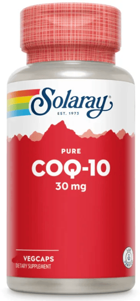 Solaray Pure Coenzima Q10 30 mg 30 Cápsulas Vegetales