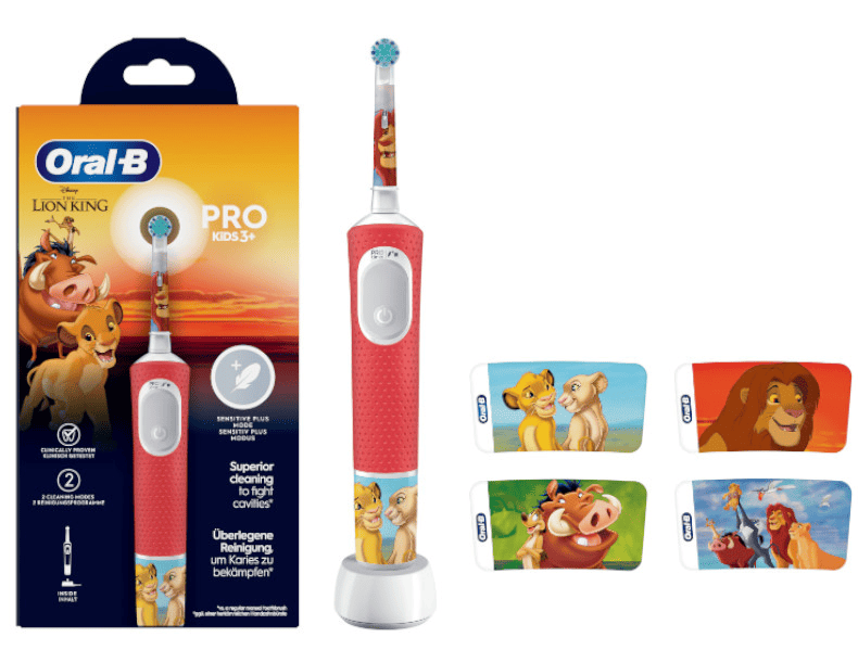 Braun Oral-B Vitality Pro Kids Rey León Cepillo Eléctrico Oscilante para Niños - Imagen 4