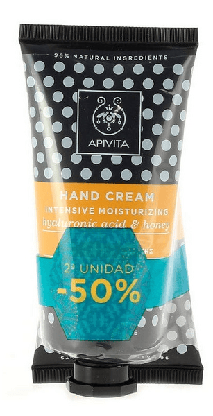 Apivita Crema de Manos con Miel y Ác.Hialurónico 2x50 ml