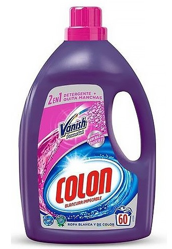 Colon Detergente & Quitamanchas Con Vanish 60 Dosis