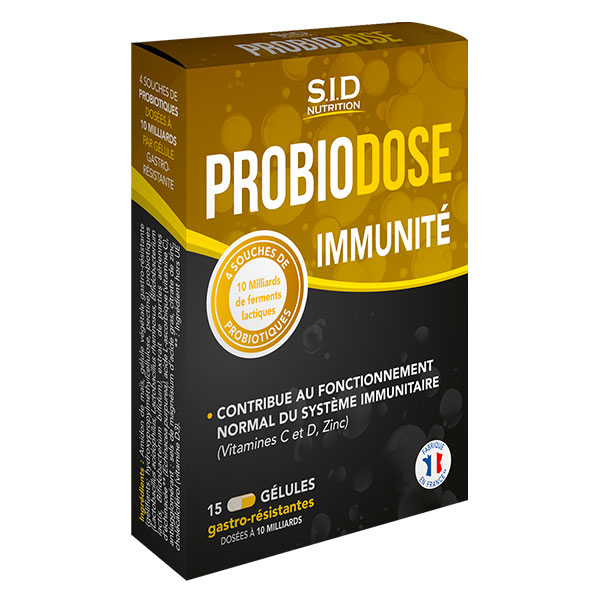 - Probiotiques - Probiodose Immunité 15 gélules