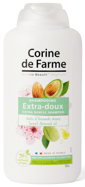 Corine De Farme Champú Extra Suave Aceite De Almendras Dulces 500 Ml