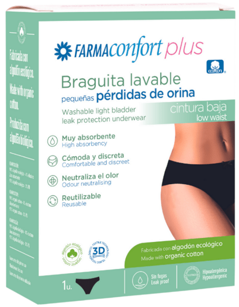 Farmaconfort Braguita Pequeñas Pérdidas Orina Cintura Baja Talla XL