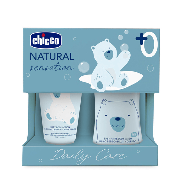 Chicco Natural Sensation Gel-Champú 200 ml + Crema Corporal 150 ml