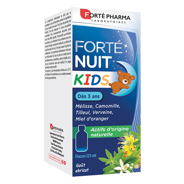 FORTE PHARMA Sirop Nuit Kids Sommeil et S&eacute;r&eacute;nit&eacute; 125ml Fort&eacute; Nuit Fort&eacute; Pharma